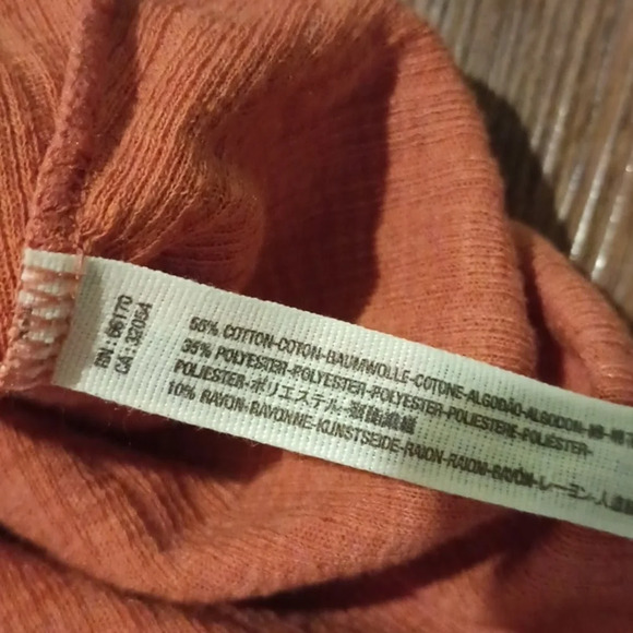 Free People Beach Burnt Orange Ruffle Layered Mini Skirt A31 - Picture 3 of 6